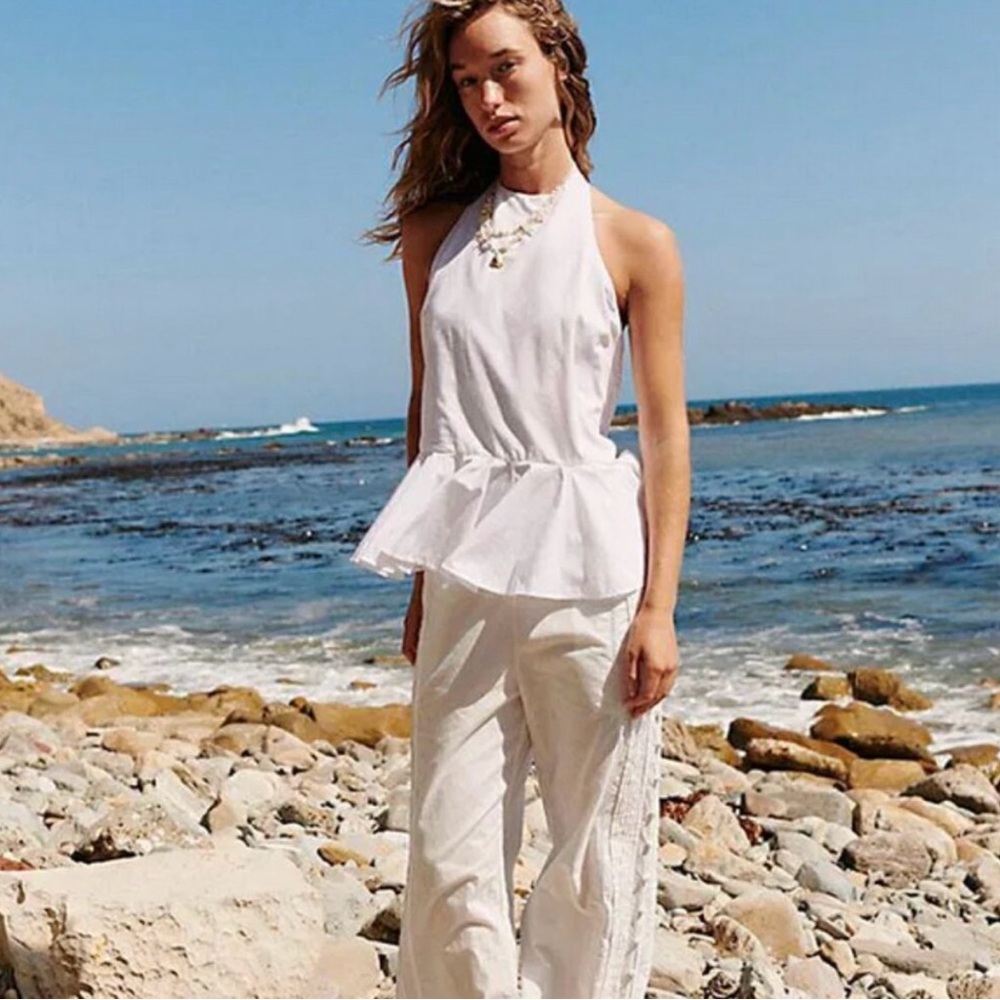 NWT Free People Printemps Moment Halter Top Size XL